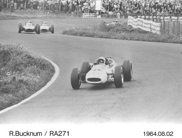 Honda;Ronnie Bucknum (RA271) v roku 1964 na Veľkej cene Nemecka 4-79.jpg